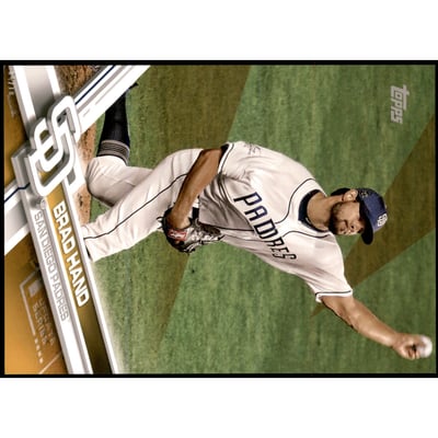 2017 Topps Update 5x7 Gold #US196 Brad Hand