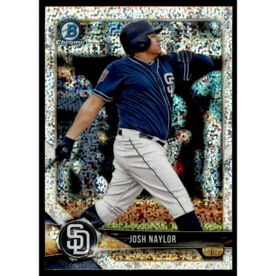 2018 Bowman Chrome Draft Sparkle Refractors #BDC122 Josh Naylor