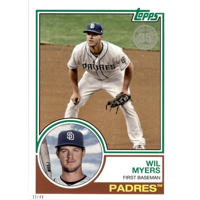 2018 Topps 5x7 '83 Topps #8394 Wil Myers