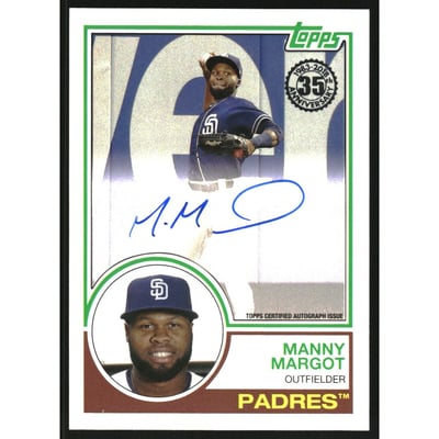 2018 Topps '83 Topps Autographs #83AMMR Manny Margot S2