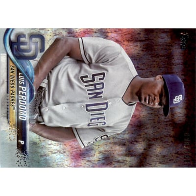2018 Topps Factory Set Foilboard #186 Luis Perdomo