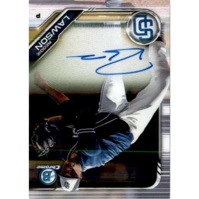 2019 Bowman Chrome Prospect Autographs #CPARL Reggie Lawson