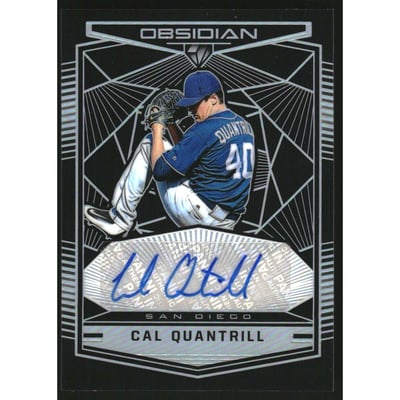 2019 Panini Obsidian Autographs #39 Cal Quantrill