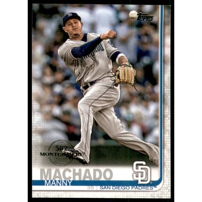 2019 Topps Factory Set 582 Montgomery #500 Manny Machado