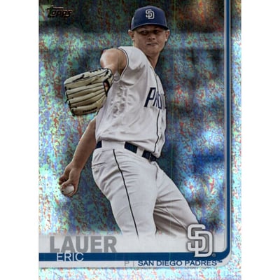 2019 Topps Factory Set Sparkle Foil #592 Eric Lauer