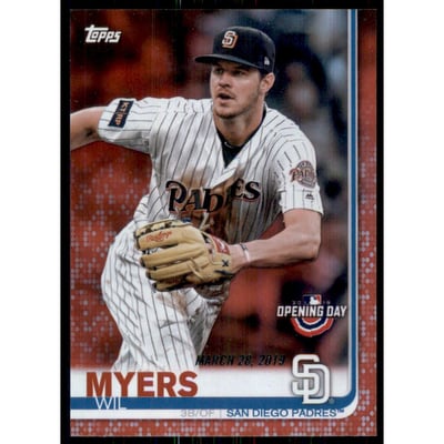 2019 Topps Opening Day Red Foil #140 Wil Myers