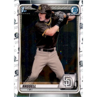 2020 Bowman Chrome Draft #BD39 Robert Hassell