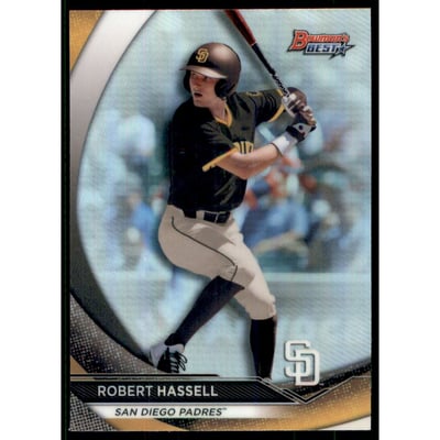 2020 Bowman's Best Top Prospects Refractors #TP8 Robert Hassell