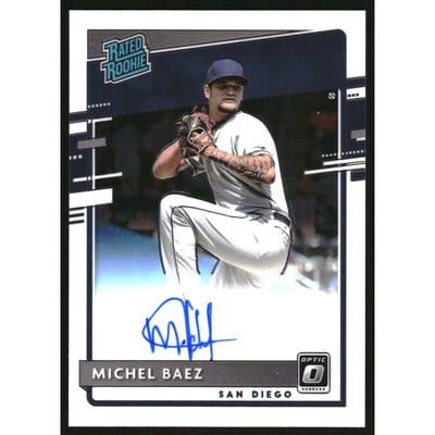 2020 Donruss Optic Rated Rookies Signatures #59 Michel Baez