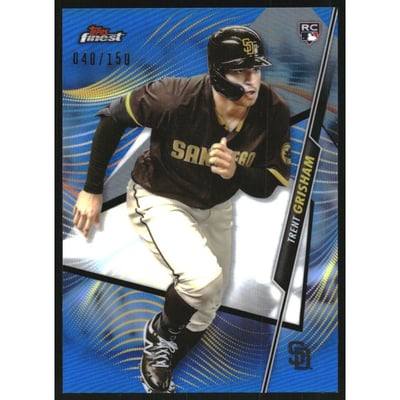 2020 Finest Blue Refractors #20 Trent Grisham