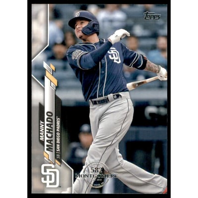 2020 Topps Factory Set 582 Montgomery Club #188 Manny Machado