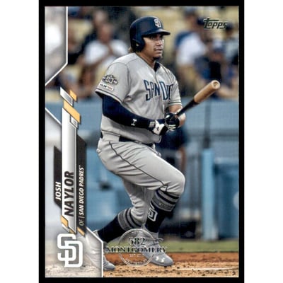 2020 Topps Factory Set 582 Montgomery Club #556 Josh Naylor