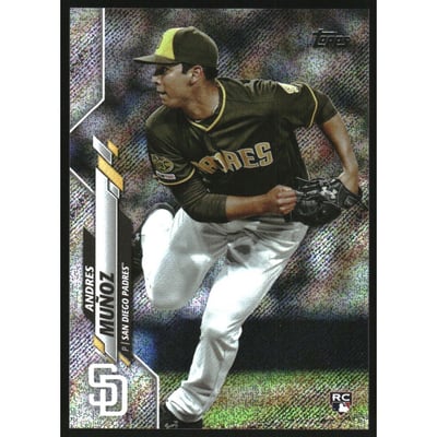 2020 Topps Factory Set Walmart Foilboard #56 Andres Munoz