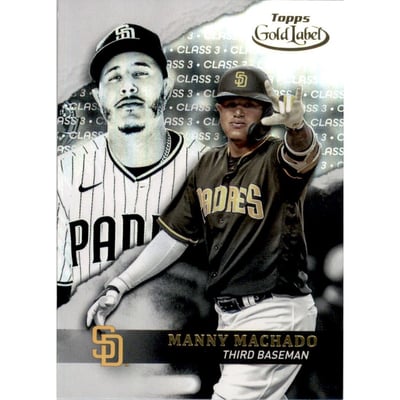 2020 Topps Gold Label Class 3 #80 Manny Machado