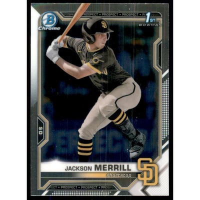 2021 Bowman Chrome Draft #BDC119 Jackson Merrill
