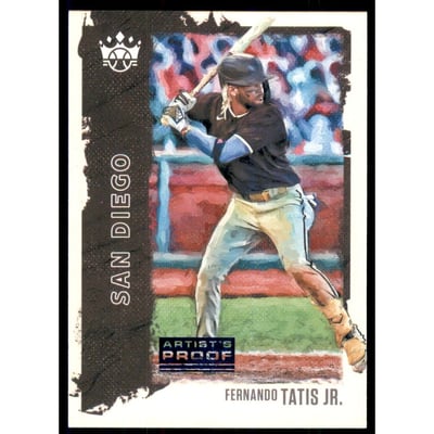 2021 Diamond Kings Artist Proof Blue #96 Fernando Tatis Jr.