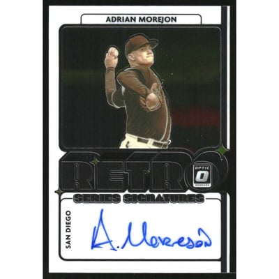 2021 Donruss Optic Retro Signature Series #35 Adrian Morejon
