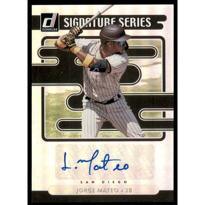 2021 Donruss Signature Series #35 Jorge Mateo