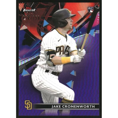 2021 Finest Purple Refractors #26 Jake Cronenworth