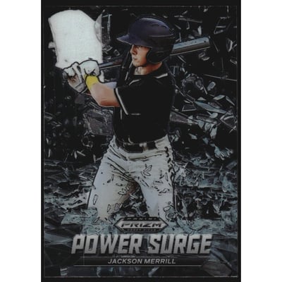 2021 Panini Prizm Draft Picks Power Surge #8 Jackson Merrill