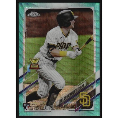 2021 Topps Chrome Aqua Wave Refractors #49 Jake Cronenworth