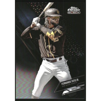 2021 Topps Chrome Black Refractors #56 Fernando Tatis Jr.