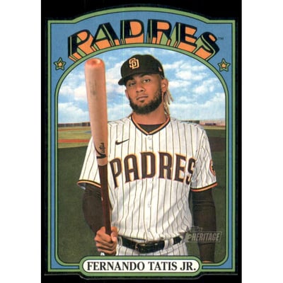 2021 Topps Heritage '72 Die Cuts #72DC4 Fernando Tatis Jr.