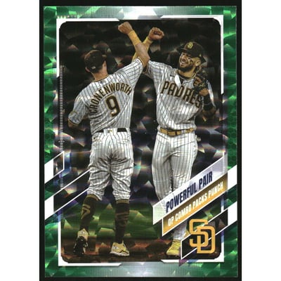 2021 Topps Update Green Foilboard #US79 Fernando Tatis Jr./Jake Cronenworth