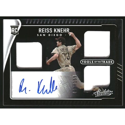 2022 Absolute Tools of the Trade 3 Swatch Signatures #15 Reiss Knehr/199