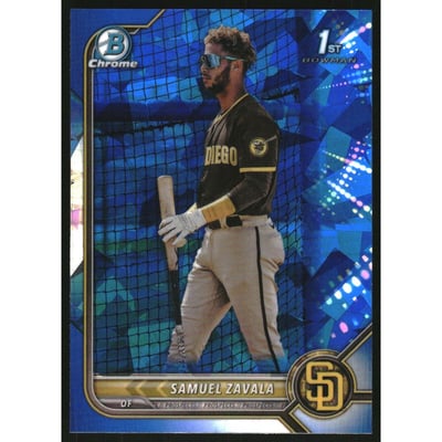 2022 Bowman Chrome Sapphire Prospects #BCP203 Samuel Zavala