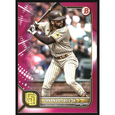 2022 Bowman Fuchsia #34 Fernando Tatis Jr.
