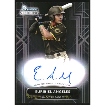 2022 Bowman Sterling Prospect Autographs #PAEA Euribiel Angeles