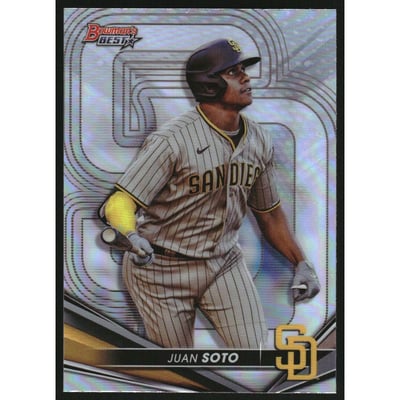 2022 Bowman's Best Refractors #27 Juan Soto