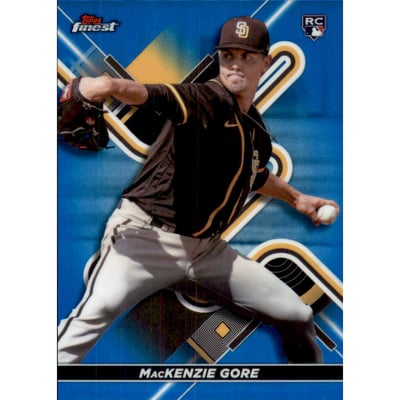 2022 Finest Blue Refractors #22 MacKenzie Gore