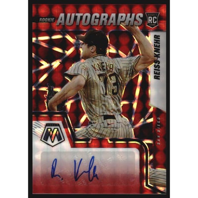 2022 Panini Mosaic Rookie Autographs Mosaic Choice Fusion #40 Reiss Knehr