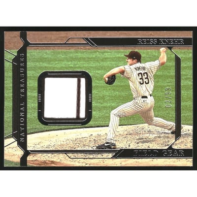 2022 Panini National Treasures Field Gear #6 Reiss Knehr/99