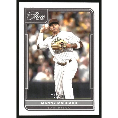 2022 Panini Three and Two #90 Manny Machado