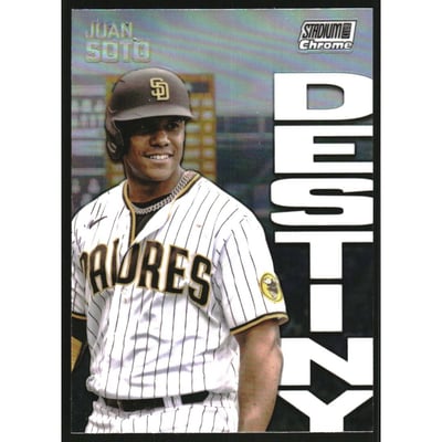 2022 Stadium Club Chrome Dynasty and Destiny #1B Juan Soto