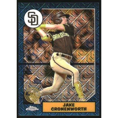 2022 Topps '87 Topps Silver Pack Chrome Series 2 Blue Refractors #T87C246 Jake Cronenworth