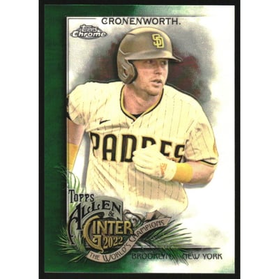 2022 Topps Allen and Ginter Chrome Green Refractors #278 Jake Cronenworth