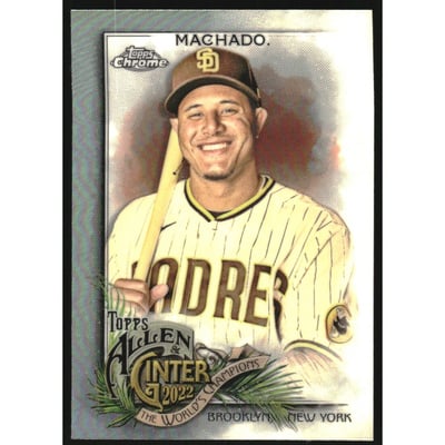 2022 Topps Allen and Ginter Chrome Refractors #83 Manny Machado