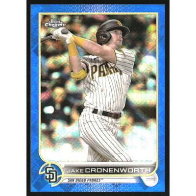 2022 Topps Chrome Logofractor Blue #26 Jake Cronenworth