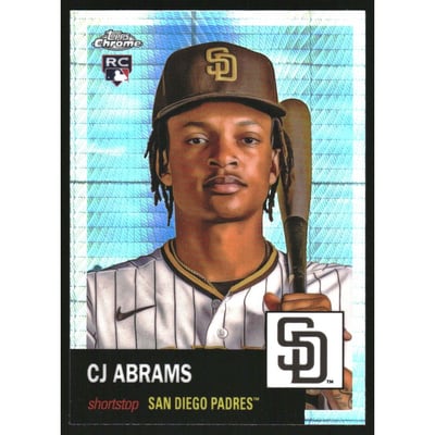 2022 Topps Chrome Platinum Anniversary Prism Refractors #257 CJ Abrams