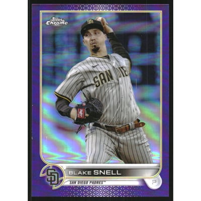 2022 Topps Chrome Purple Refractors #196 Blake Snell