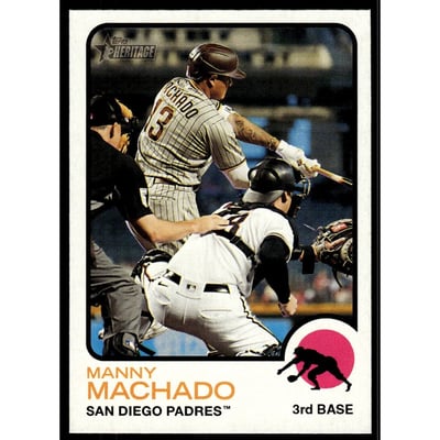 2022 Topps Heritage #482 Manny Machado SP