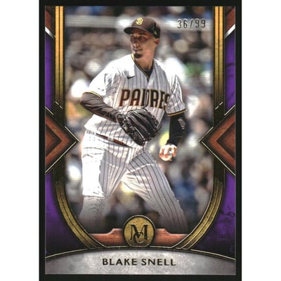 2022 Topps Museum Collection Amethyst #54 Blake Snell