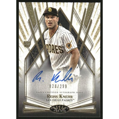 2022 Topps Tier One Break Out Autographs #BOARK Reiss Knehr/299