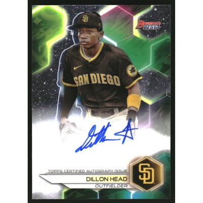 2023 Bowman's Best Best of '23 Autographs #B23DH Dillon Head