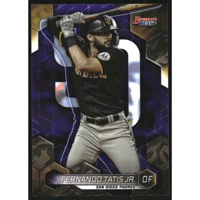 2023 Bowman's Best Purple Refractors #28 Fernando Tatis Jr.
