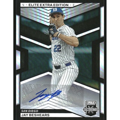 2023 Elite Extra Edition Signatures #42 Jay Beshears